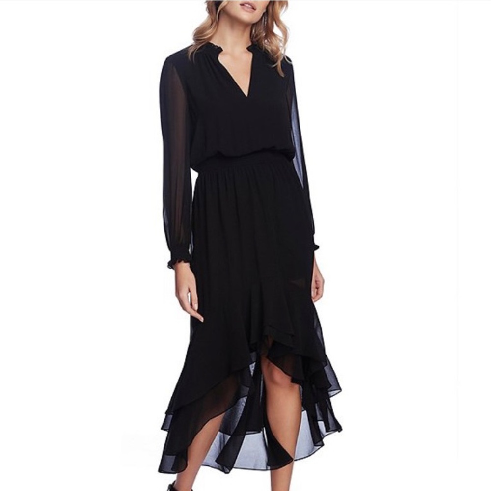 Stunning high low black dress!